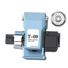 T-09 One-Step Fully Automatic Fiber Optic Cleaver+Blade Optical Fiber Fusion Splicer Cutter Cold Cut Hot Melt