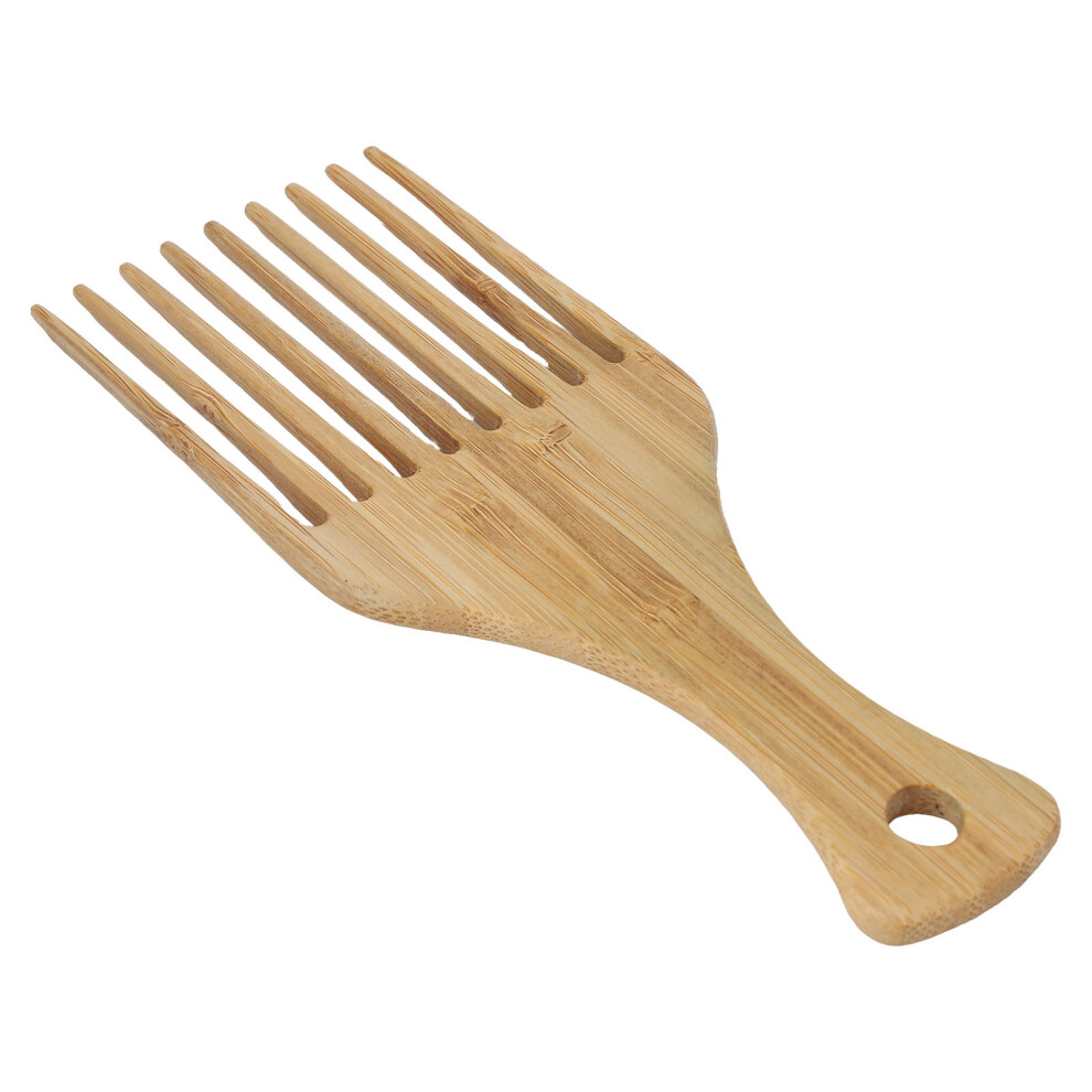 Scalp Massage Afro Pick Comb with Wide Teeth for Braid & Wig Styling Salon Tool