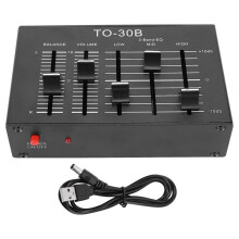 3 Band EQ Equalizer Lågt Brus Volymkontroll Hög Medium Låg 3 Band Ljudkanal för Skivspelare, Ljudkort, Gitarrer
