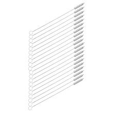 20Pcs Återanvändbar Flaska Rör Borste Nappflaska Tvättborste