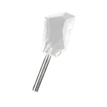 Handheld Foreground Blur Prop Glass Crystal Prism with Stick for Photography Transparent
