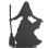 Type 1 Witch Design Stainless Iron Book Ends 14