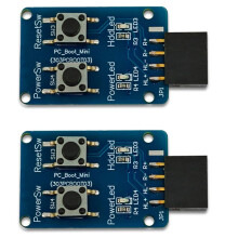 2X PC-Boot- Motherboard Boot Test Board 9 Pin PC /Off Button for PC Motherboard