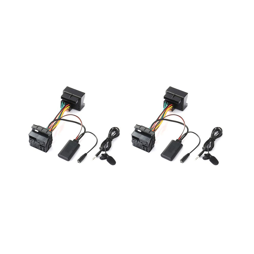 2X Audio Aux Cable Adapter 5.0 + External Microphone For Cd30 Cdc40 Cd70 Dvd90 For 6033247078437