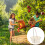 10 stuks geweven rotan bloembakken voor kinderen, handheld 4