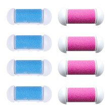 8pcs pedicure replacement heads for foot dead skin removal