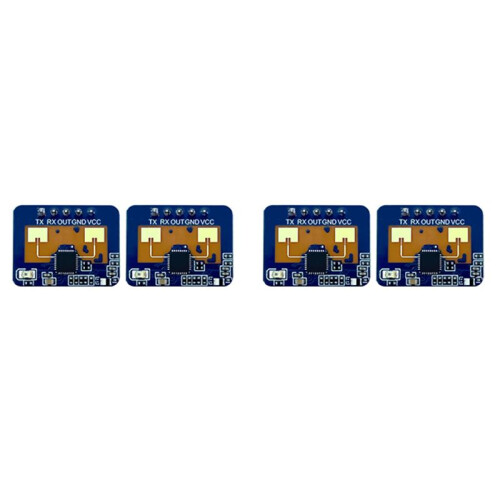 4Pcs 24G MmWave HLK-LD2410C Human Presence  Sensor Motion Detection Module