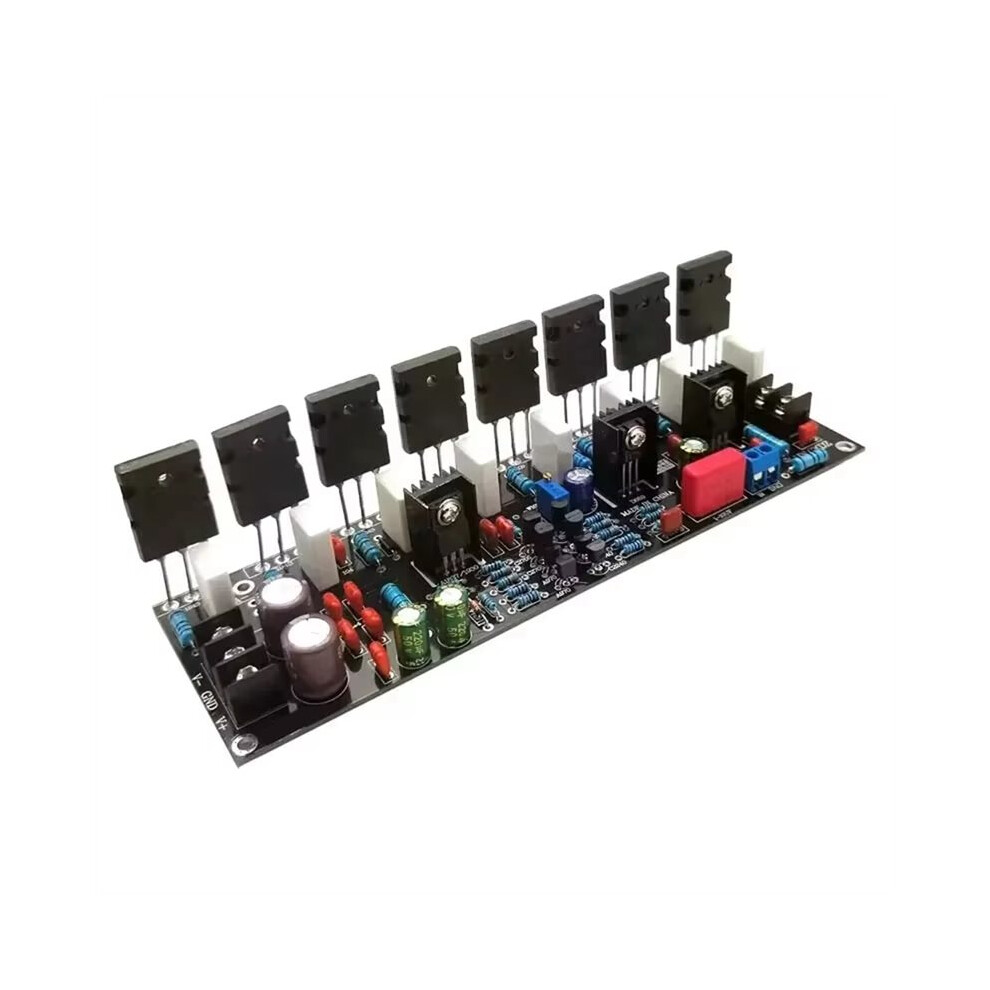 Mono 400W Hifi High Power Audio Amplifier Board 2Sc5200 2Sa1943 20V-90V Finished Pcb Module Home Theater Diy Speaker Amp 6033420777331