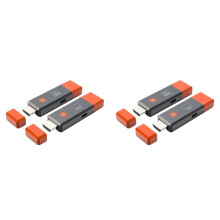 2X HD-Kabelloser Sender und Empfänger, 1080P, 50 M, HD, Kabelloser Video-TV-Stick, Display-Extender für Kamera, Laptop, PC zu TV