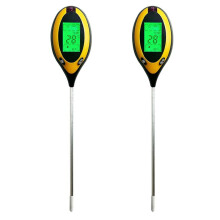 2X 4-in-1 Bodem-PH-Meter Vocht-/Temperatuur-/Bodem-PH-Tester Zonlichtintensiteitsmeter voor Tuinplanten met Achtergrondverlichting
