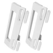 2 Set Replacement Handle Kitchen Appliance Parts Plastic Texture Refrigerator Handles Suitable for Refrigerators Repair