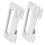 2 Set Replacement Handle Kitchen Appliance Parts Plastic Texture Refrigerator Handles Suitable for Refrigerators Repair 1