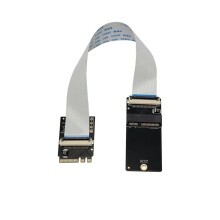 Cable de Extensión para Tarjeta de Red WiFi PCIe M.2 A+e/e Key A Adaptador de Red M.2 e Key
