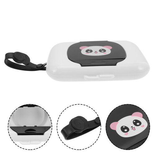 Boîte De 1Distributeur De Lingettes Bébé Portable En PP Blanche 1