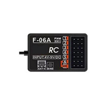 F-06AT Gyro Receiver 6CH PWM Receiver for Remote Control Transmitter for RC Car Boat Tank