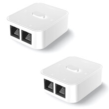2X 2 Port RJ45 LAN CAT6 Selector 1000Mbps 2 in 1 Out /1 in 2 Out 2 in 1 OutRJ45 Network Splitter