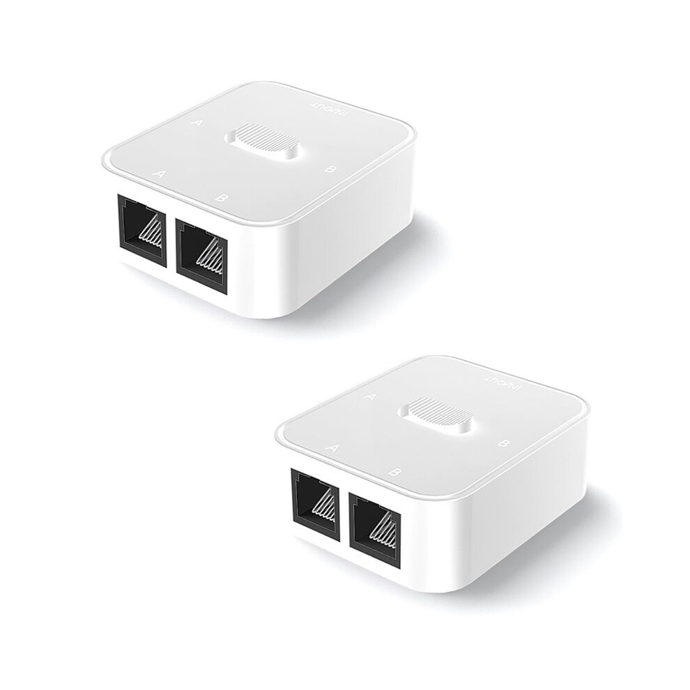 2X 2 Port Rj45 Lan Cat6 Selector 1000Mbps 2 In 1 Out /1 In 2 Out 2 In 1 Outrj45 Network Splitter 6034080295791