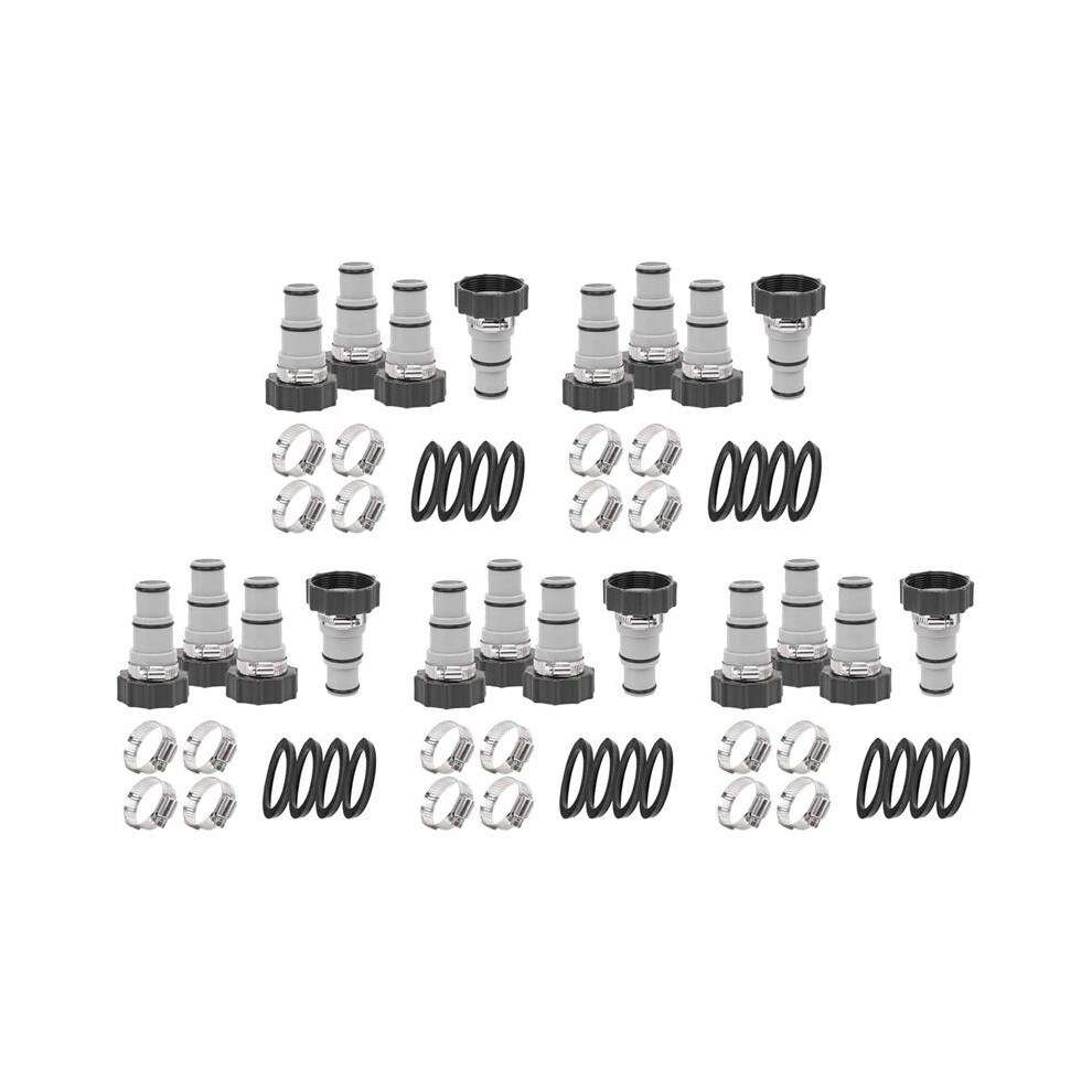 20Pack Pool Hose Adapter,Type A Pool Hose Connector For 1.5/1.25 Inch Vacuum Hose Adapters, Threaded Connection 6031870442489