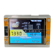 735 Kh/S NMMinerNerdMiner Mineur BTC Solo Amélioré Écran Tactile Intelligent 2,8 Pouces Mineur de Crypto Bitcoin pour la Maison et le Bureau