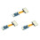 3 Set 1.51 Inch Transparent OLED  Display Module 128x64 SPI/I2C Interface 1