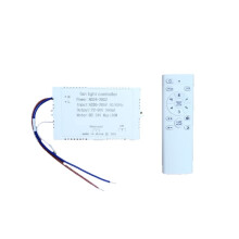 Fan Light Controller 340mA LED Driver Module for Round Fan Lamp Adjustable Color Temperature Dimming Remote Control