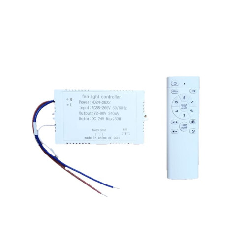 Fan Light Controller 340mA LED Driver Module for Round Fan Lamp Adjustable Color Temperature Dimming Remote Control