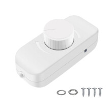 Inline-Dimmschalter für 12 V 24 V LED-Leuchten, Frequenz Einstellbar, Druck-ein/Aus-Drehregler Zur Helligkeitseinstellung B