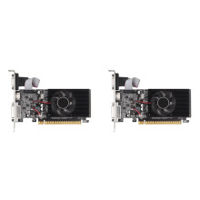 2X GT210 1GB GDDR3 64Bit Karta Graficzna PClE X16 2.0 GPU Komputerowa Karta Graficzna DVI-D+VGA+HD Karta Graficzna do Komputerów Stacjonarnych