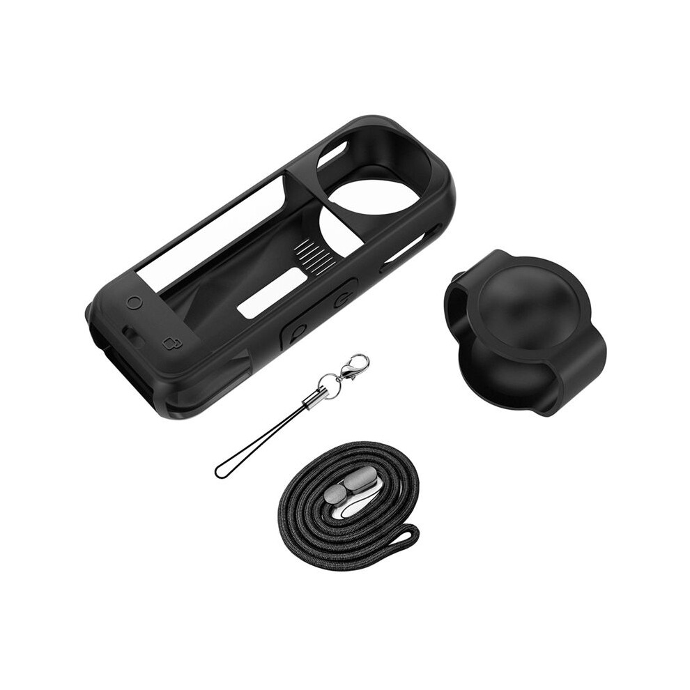 Silicone Case Lens Cap For Insta 360 X5 Lens Protector Cover Camera Body Protection Case For X5 Accessories 4711409645865