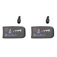 2X S810 e-Bike Meter LED Display 48V IP65 UART Protocol para Bicicleta Elétrica Medidor de Bicicleta Elétrica 6PIN