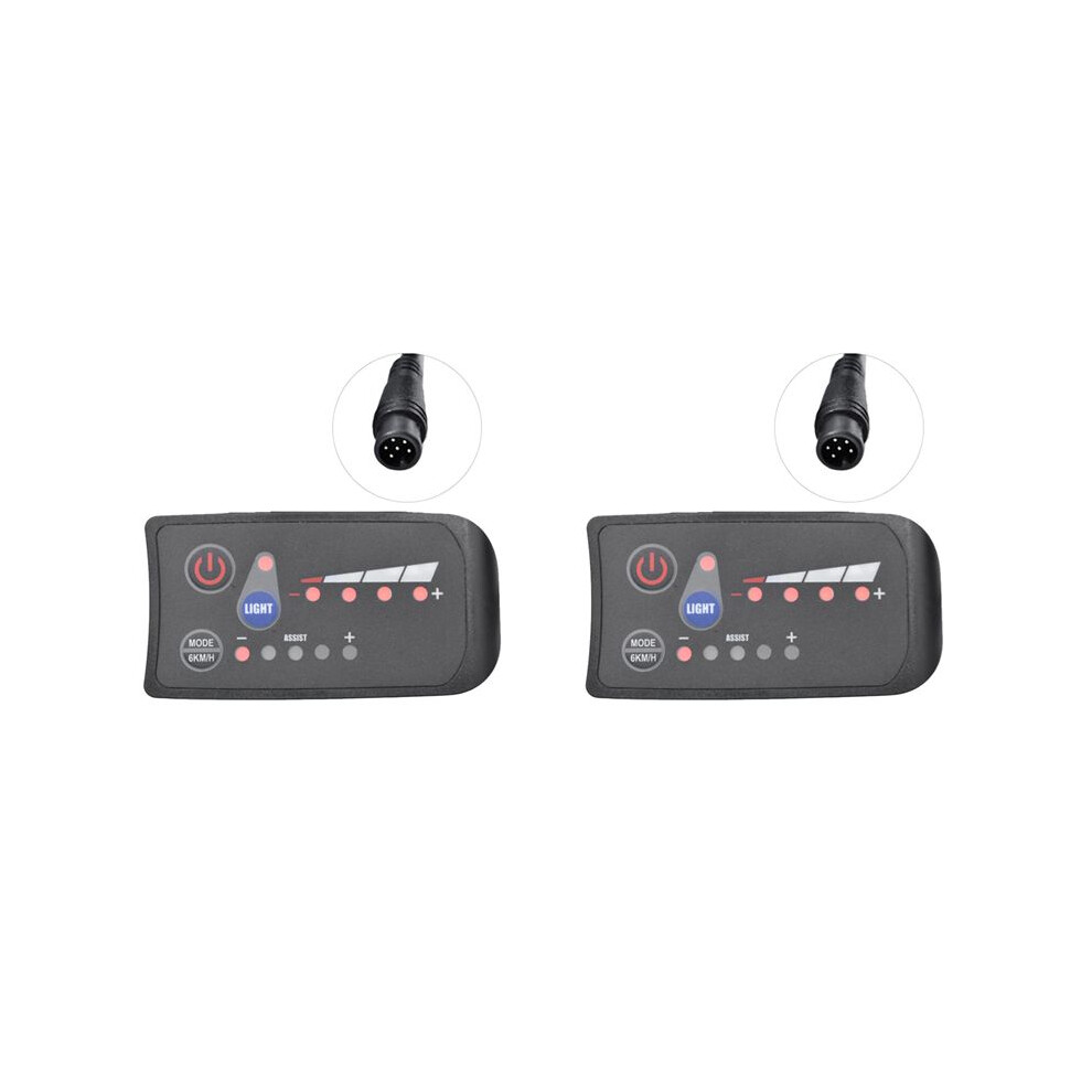2X S810 E-Bike Meter Led Display 48V Ip65 Uart Protocol For Electric Bike Electric Bicycle Meter 6Pin 4714078984273
