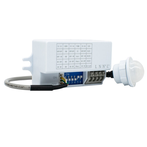 AC/90-265V PIR Infrared Body Motion Sensor  Auto LED Lamp Control Delay Timer  for  Home Lighting