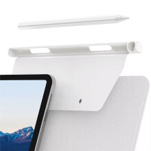 Pencil Holder for Pencil 2 Holder Compatible with Magic Keyboard Folio Designed for Pencil 1/2 White