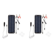 2X 12V 30W Portable Solar Panel Car Boat Power Solar Panel Battery Charger Maintainer for Car Motorcycle Tractor Boat RV