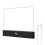 Flat Book Light Rechargeable Clear LED  Reading Light with Timer Dimmable Eye Protection for Bedside Travel Study B 1