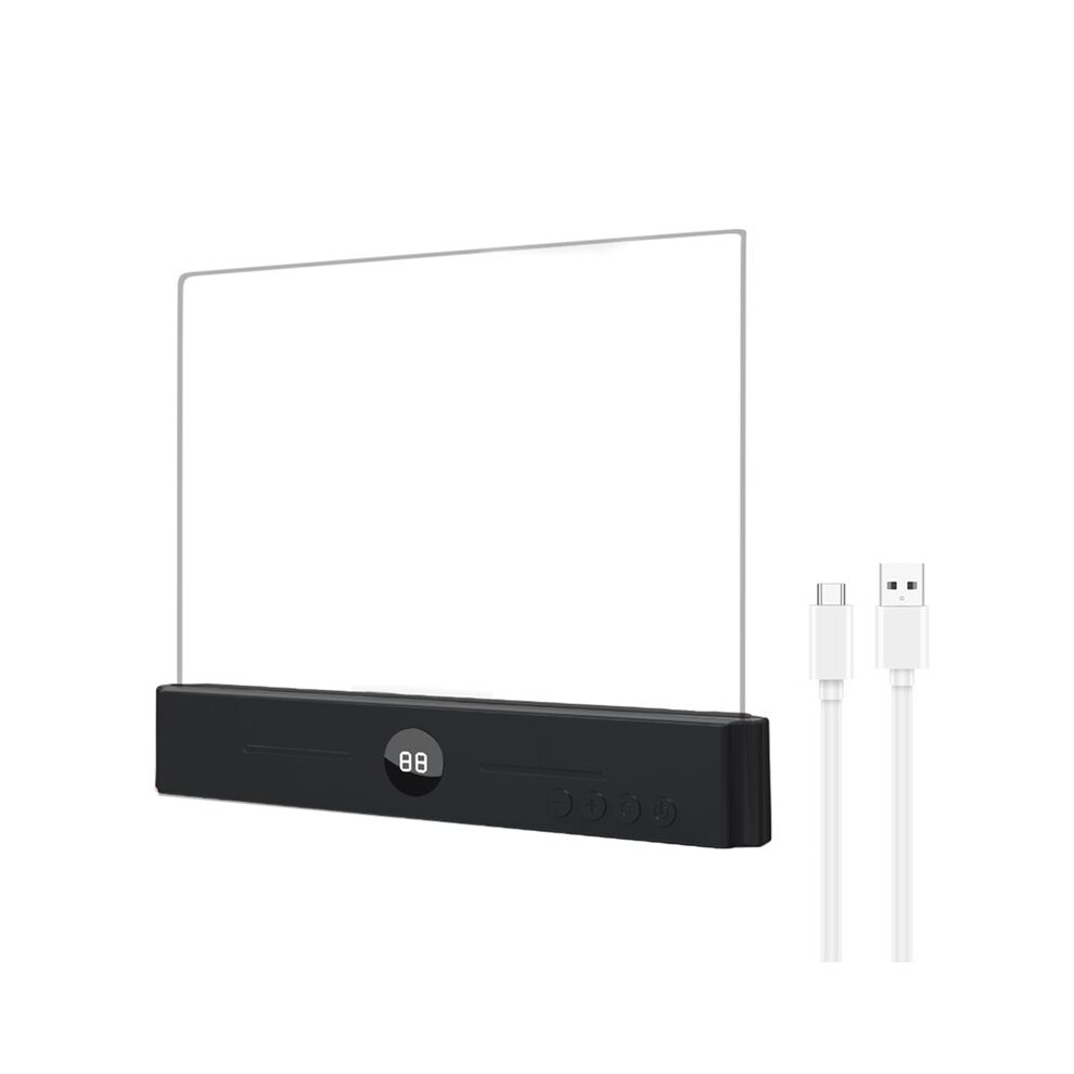 Flat Book Rechargeable Clear Led Reading With Timer Dimmable Eye Protection For Bedside Travel Study B Light 6032751695055