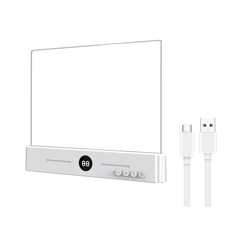 Flat Book Rechargeable Clear Led Reading With Timer Dimmable Eye Protection For Bedside Travel Study A Light 6031264455835