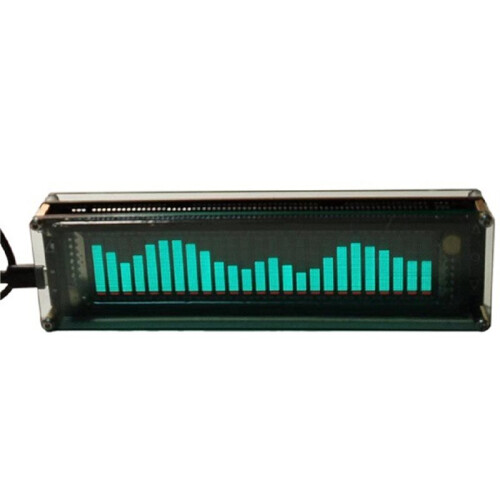 AK2515v3 VFD Music Audio Spectrum Indicator / Audio VU Meter/Amplifier Board Level /Precision Clock/Adjustable AGC Mode 1
