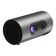 Projecteur Portable Q8  pour Android 13 Wi-Fi 6 4K en Aluminium pour Cinéma Maison et Extérieur, Compatible avec la Recharge par Batterie Externe,