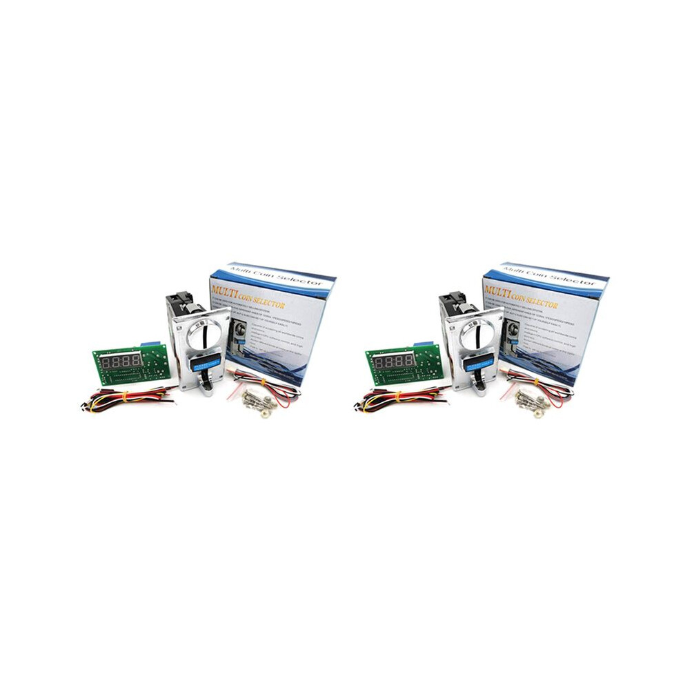 2X Multi-Currency Coin Acceptor 15A Control Board Massage Chair Washing Machine Control Box Accessories 6032765490936