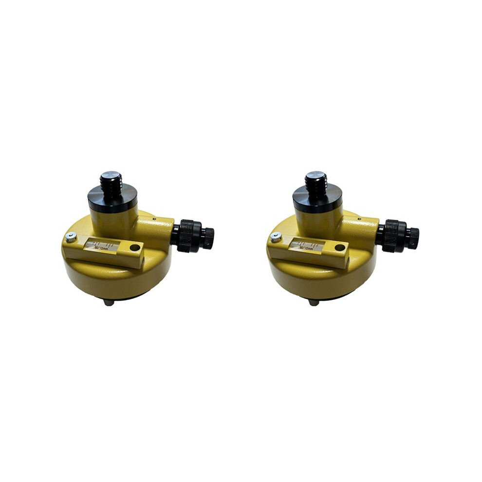 2X Three-Jaw Tribrach Adapter With Optical Plummet 5/8X11 Thread Mount Adaptor For All Total Station Prism Gps Surveying 6031190064583