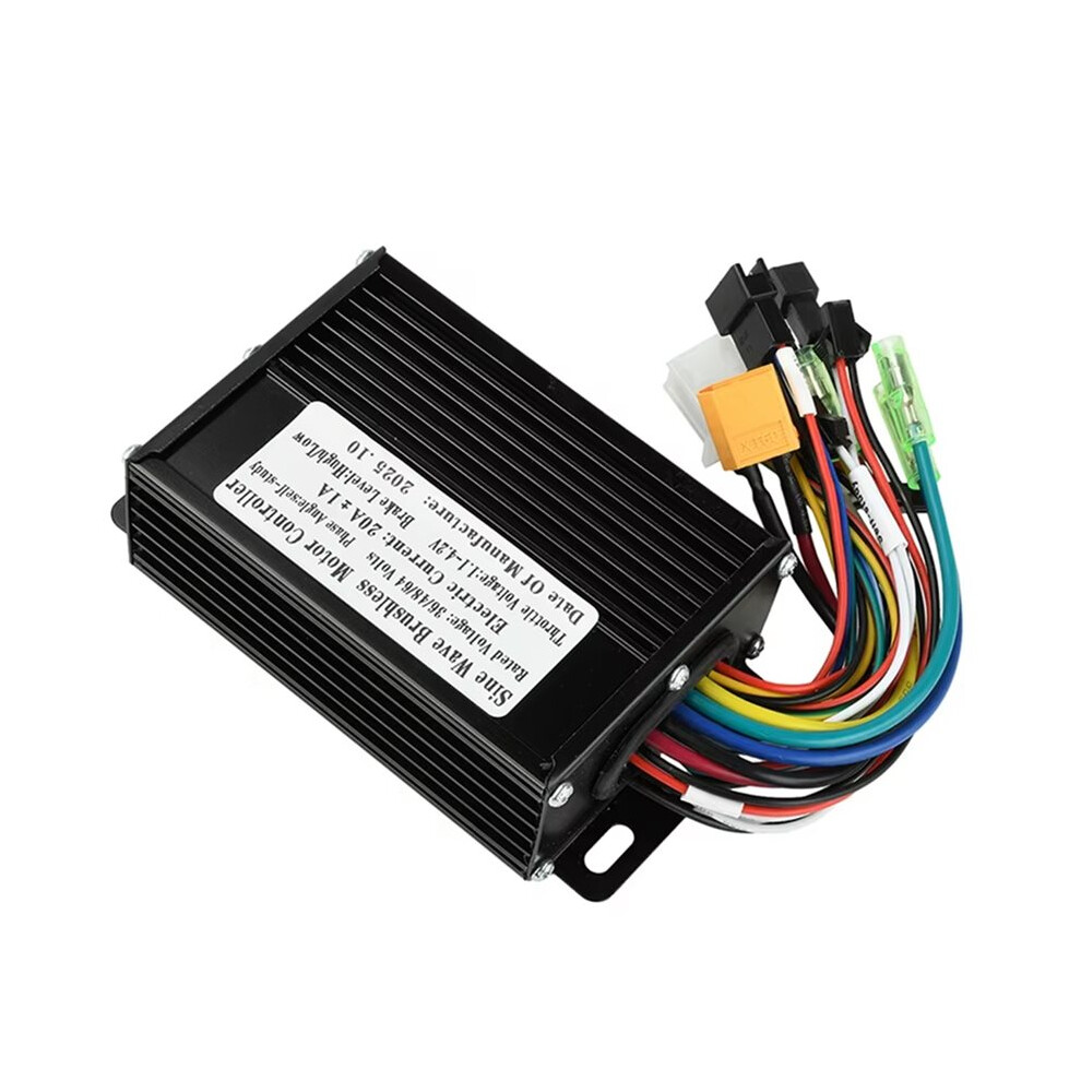 36V/48V 350W-500W 20A Sine Wave Brushless Motor Controller Suitable For Sm Connector 2 Protocol Lcd Meter Electric Bike 6032309117268