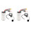 2X 24V Electric Scooter Controller+LCD Display Accelerator+Brake Motor Controller Electric Scooter Accelerator Set 1