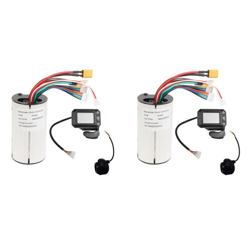 2X 24V Electric Scooter Controller+LCD Display Accelerator+Brake Motor Controller Electric Scooter Accelerator Set