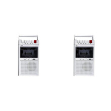 2X Retro Cassette Recorder and Player Supports Internal and External Recording and USB Transcription