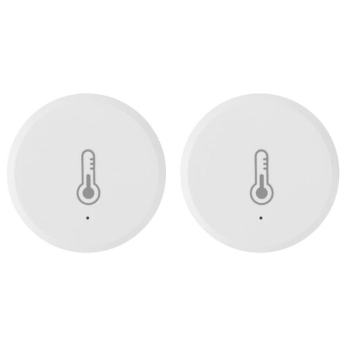 2X ZigBee  Temperature and Humidity Sensor Battery Powered Security  Hygrometer with Tuya  Life App