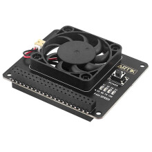Argon FAN HAT for Raspberry Pi 4B 3B+ 3B Temperature Control Fan with Function Power Button Support Argon NEO Case