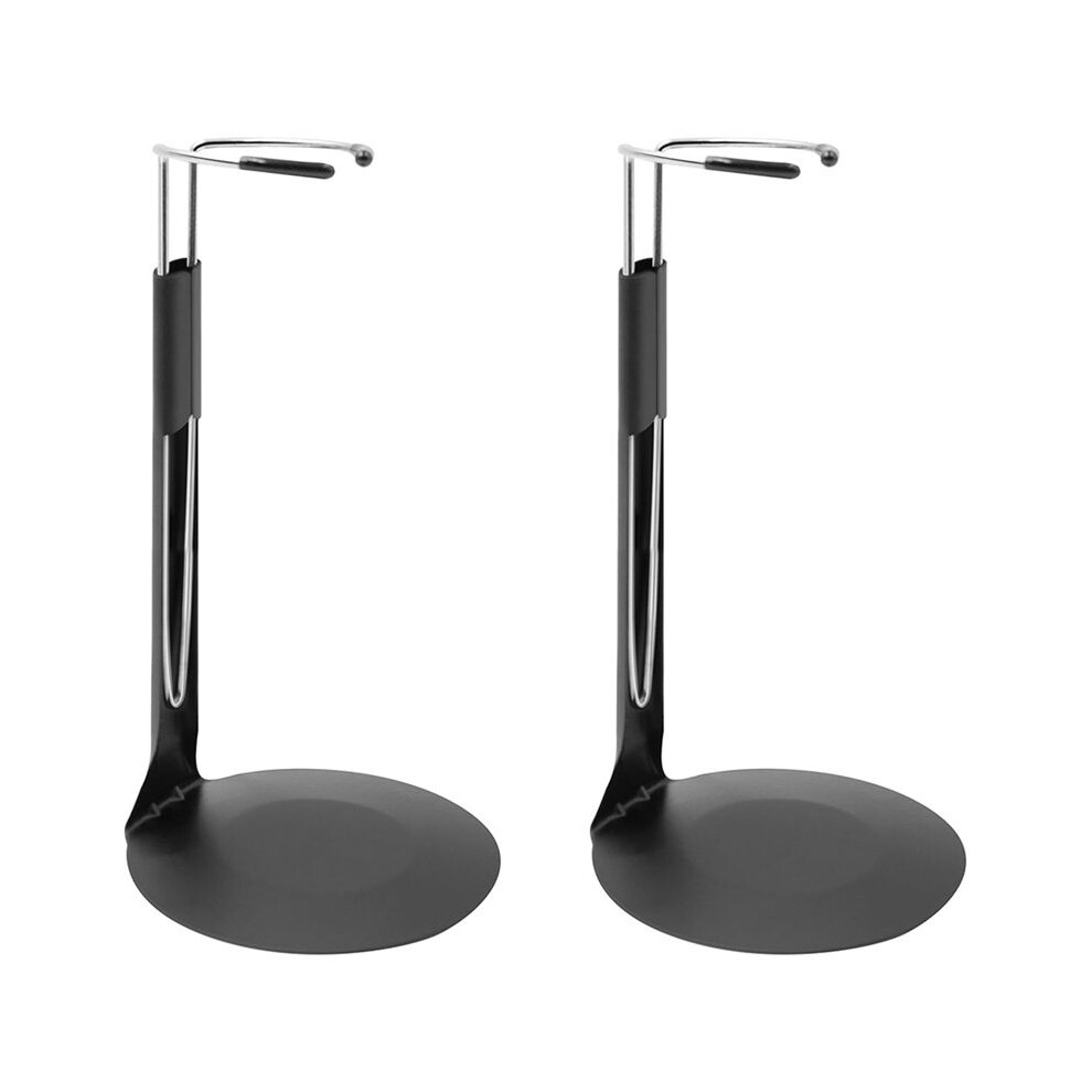 2X Doll Stand, Doll Stand, Suitable For Dolls And Figures About 12 Inches Black 6033923086312