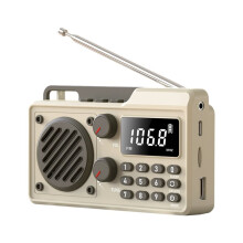 Full Band Radio Portable FM AM SW DSP Radios Receiver 1500mAh Fast Charge USB/TF Card