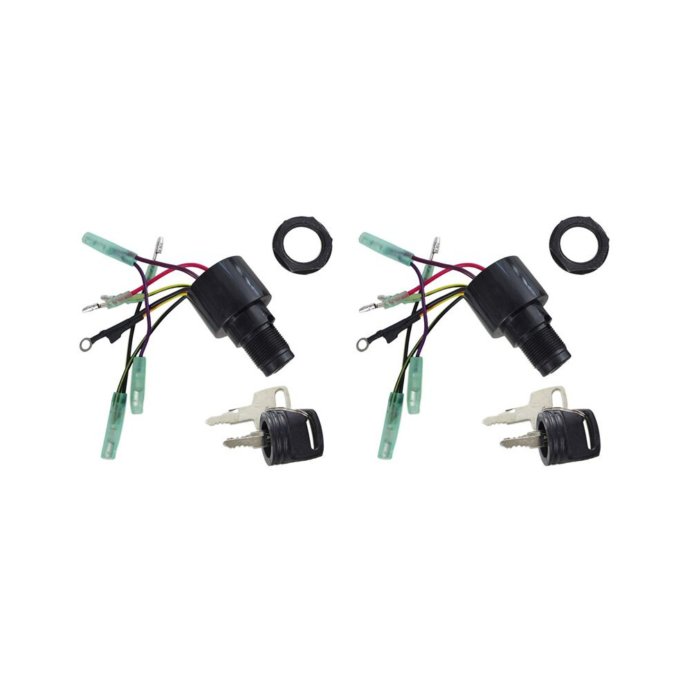 2X New-87-17009A5 Boat Motor Ignition Key For Mercury Outboard Motors 3 Position Off-Run-Start 4713147212385